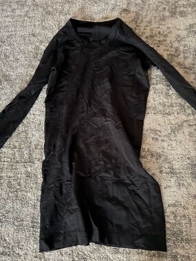 lululemon athletica Black Long Sleeve Bodycon Dress